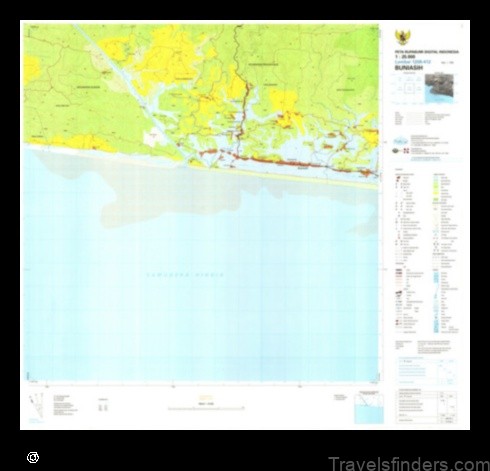 explore the diverse landscapes of buniasih indonesia with this map