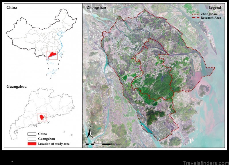 Map of Gangkou China