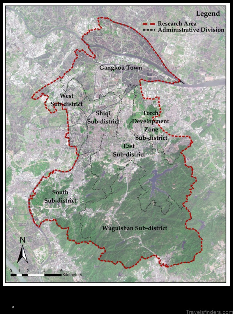 Map of Gangkou China