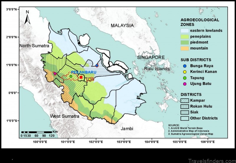 explore the diverse landscapes of manalu indonesia with this map
