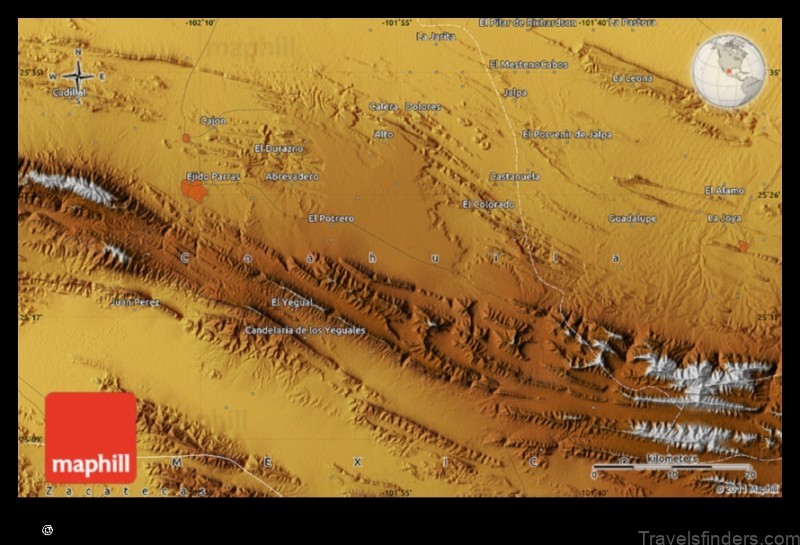 explore the diverse landscapes of tanques mexico with this map