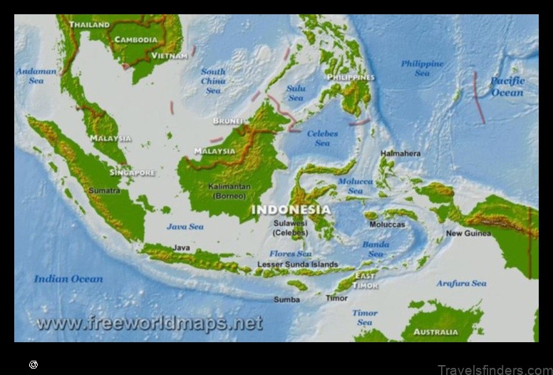 Map of Tepas Indonesia