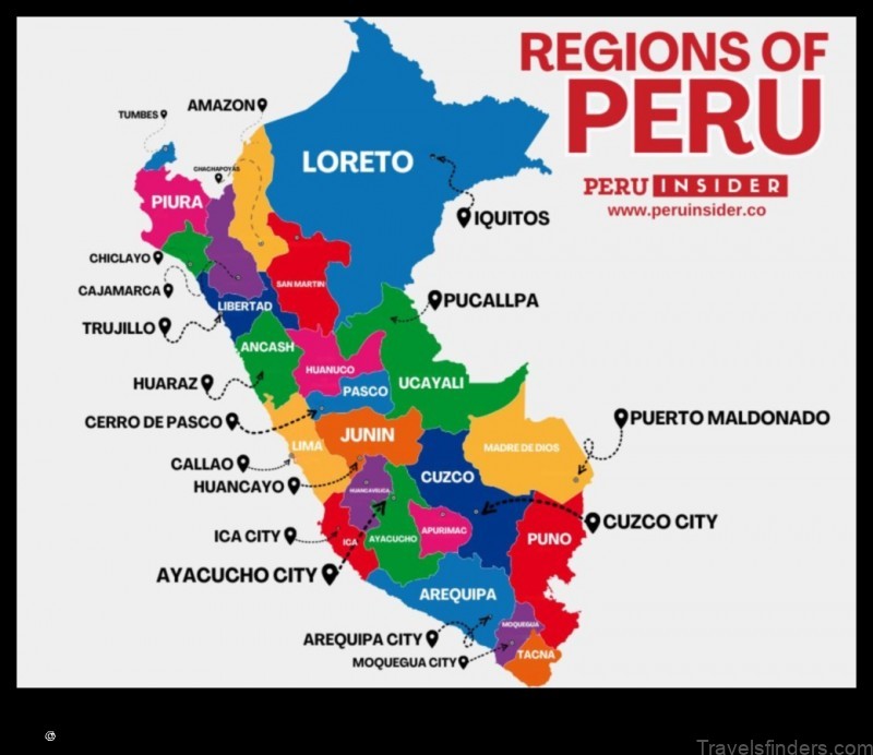 Map of Tumbes Peru