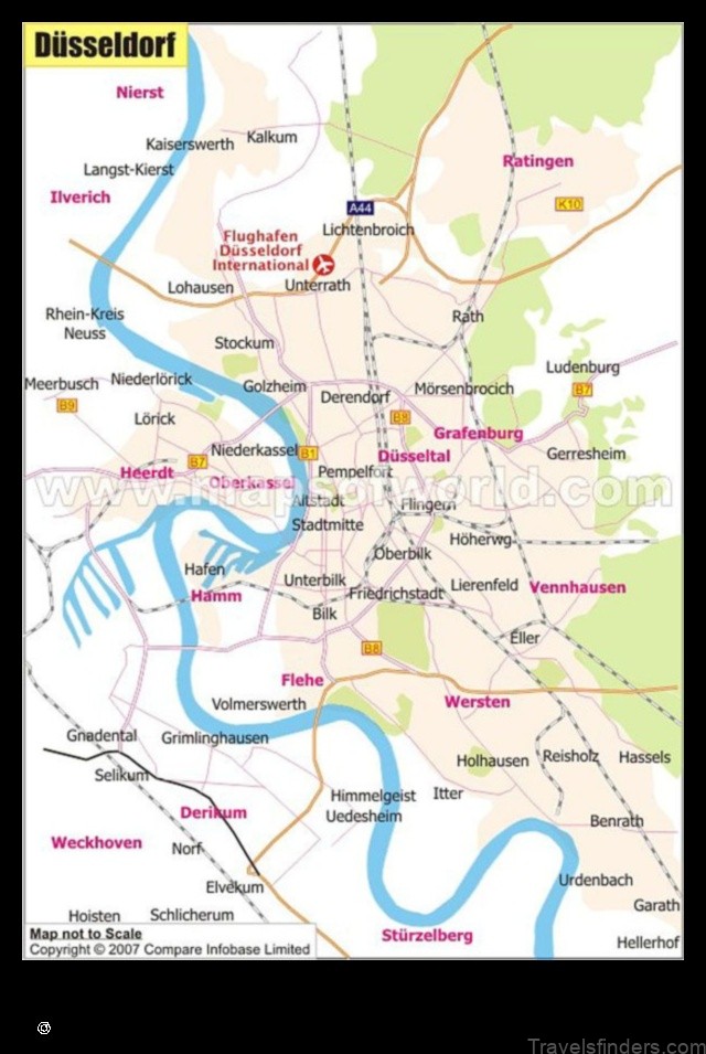 Map of Düsseldorf-Pempelfort Germany