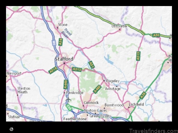 Map of Great Haywood United Kingdom