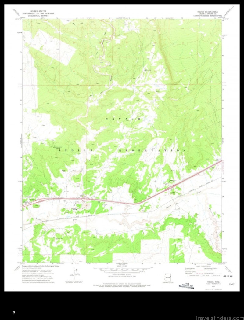 Map of Houck United States