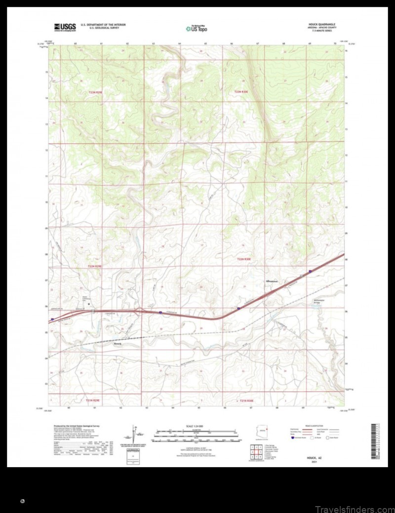 Map of Houck United States