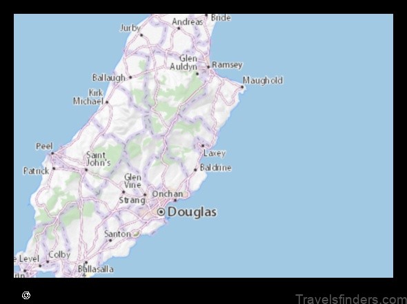 explore the isle of man with this detailed map of laxey