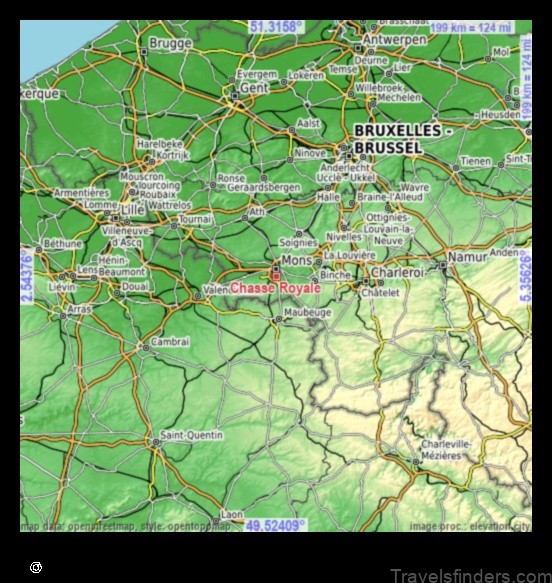 explore the majestic map of chasse royale belgium