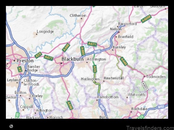 explore the map of accrington united kingdom