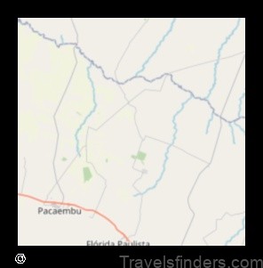 Map of Adamantina Brazil