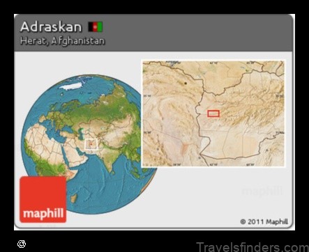 Map of Adraskan Afghanistan