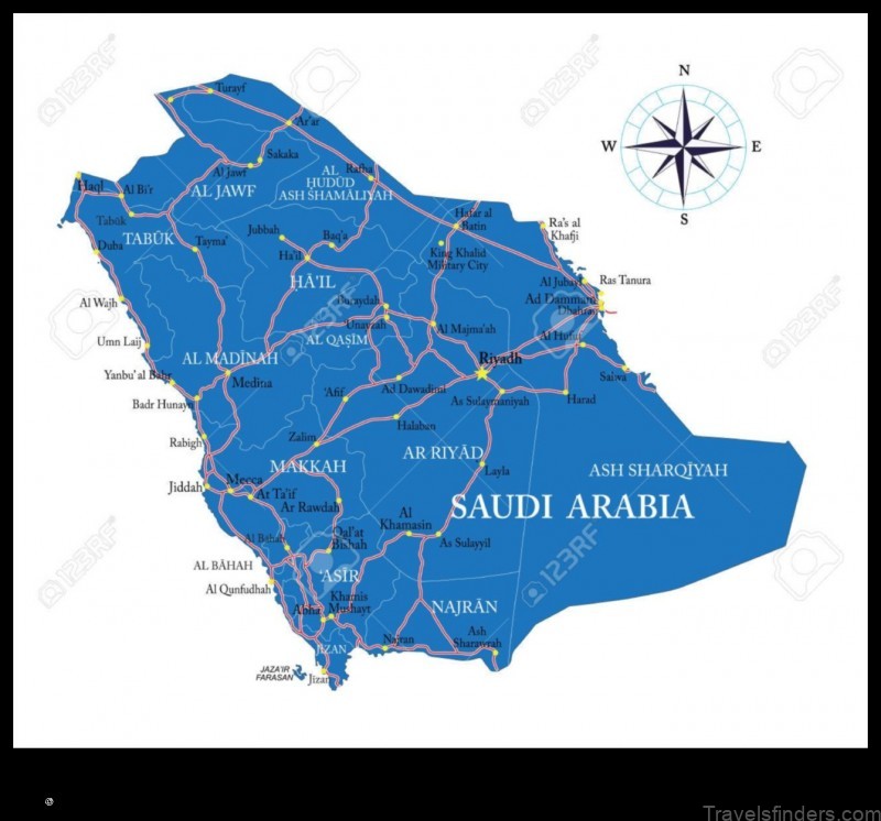 explore the map of afif saudi arabia