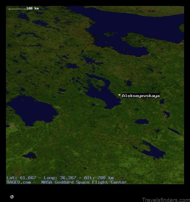 explore the map of alekseyevskaya russian federation