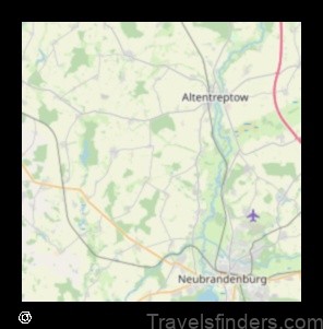 Map of Altentreptow Germany