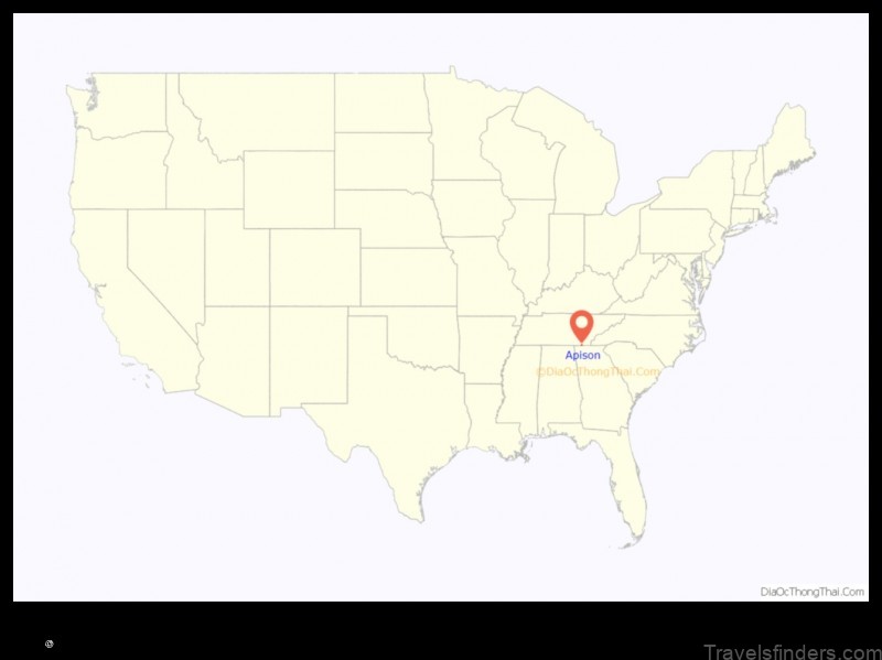 Map of Apison United States