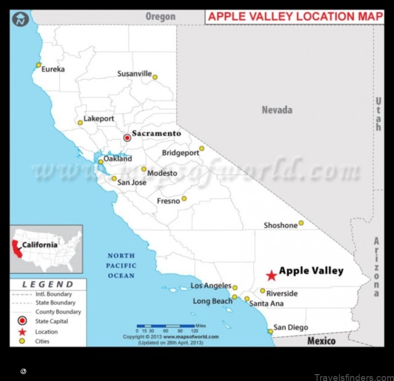 explore the map of apple valley united states