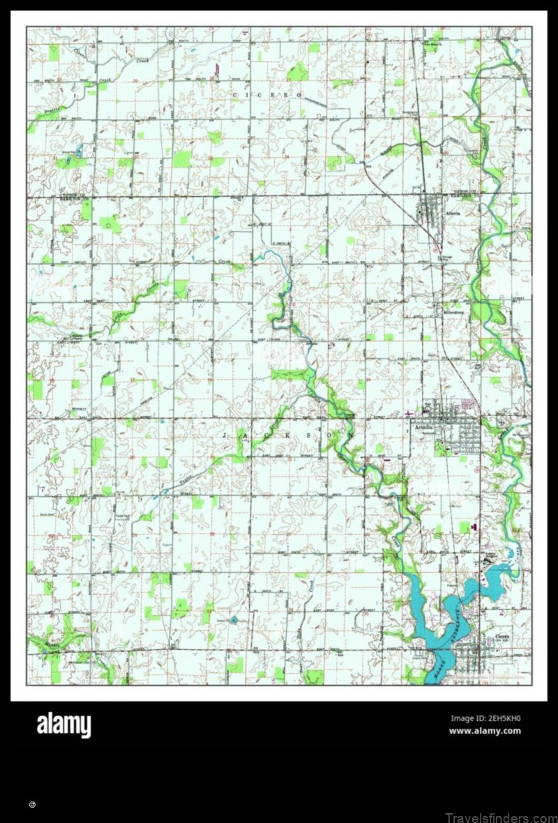 Map of Arcadia United States