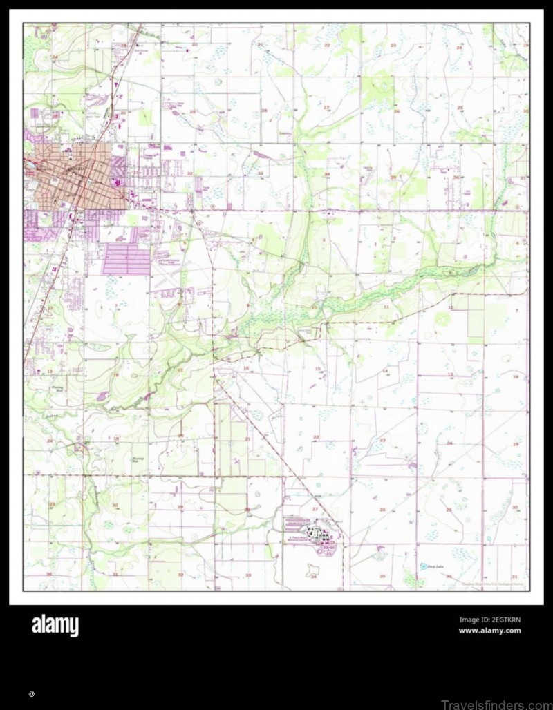 Map of Arcadia United States