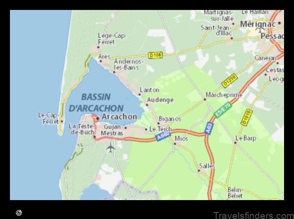 explore the map of audenge france with our interactive guide