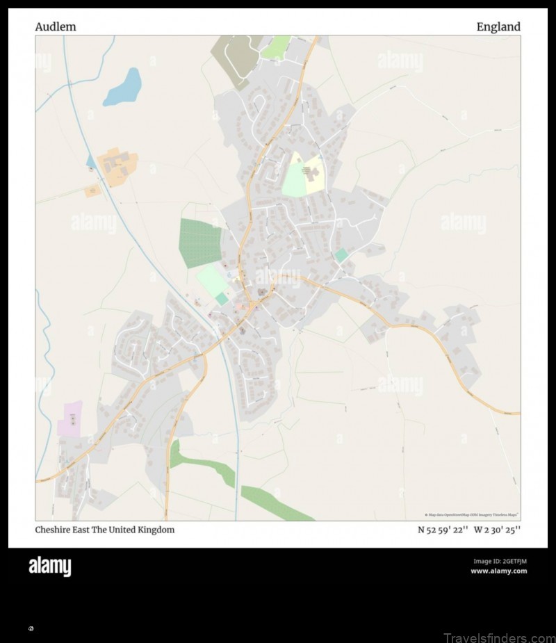 Map of Audlem United Kingdom