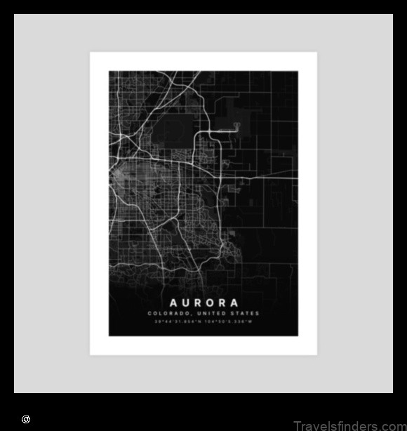 Map of Aurora United States