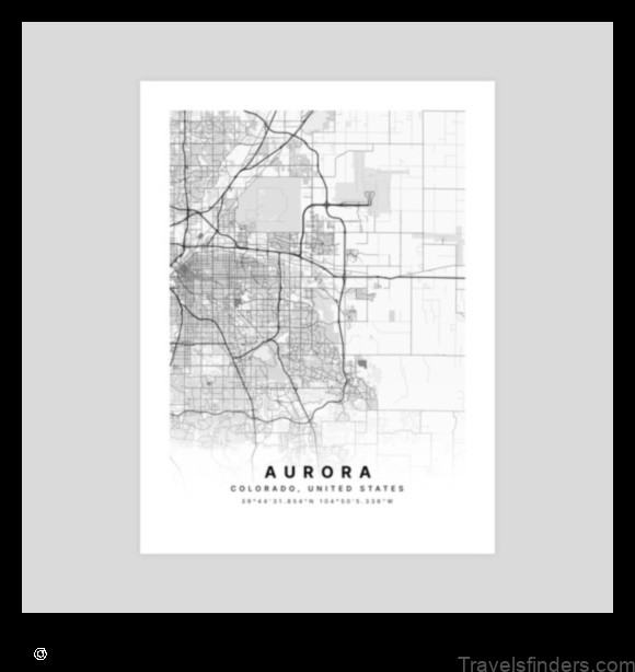 Map of Aurora United States