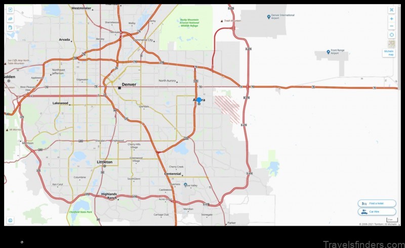 Map of Aurora United States