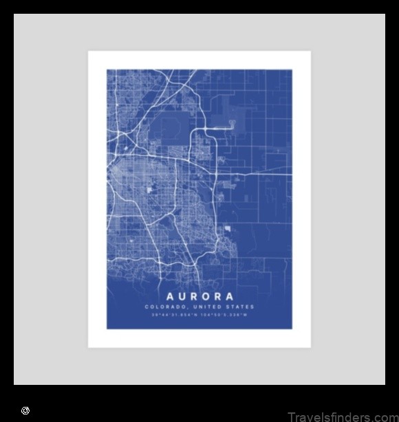 explore the map of aurora united states