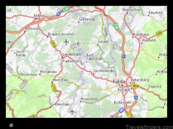 explore the map of bad salzschlirf germany with our interactive guide