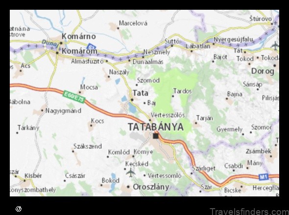 explore the map of baj hungary