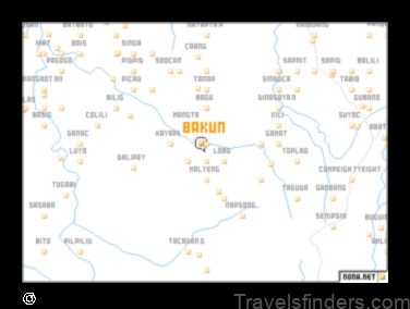 explore the map of bakun philippines
