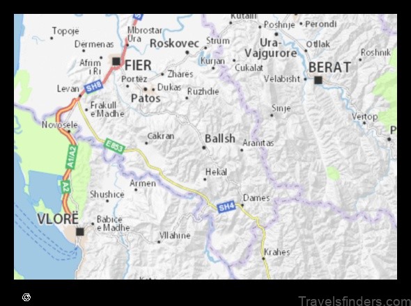 explore the map of ballsh albania with this handy guide