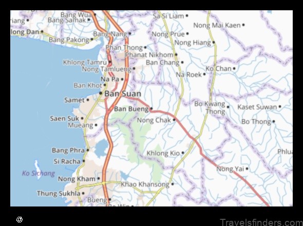 explore the map of ban bueng thailand with this handy guide