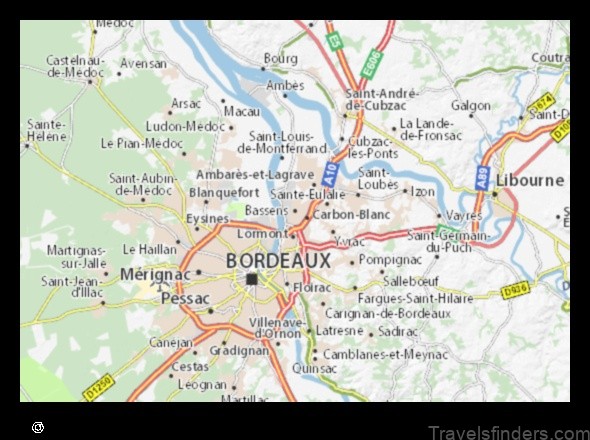 Map of Bassens France