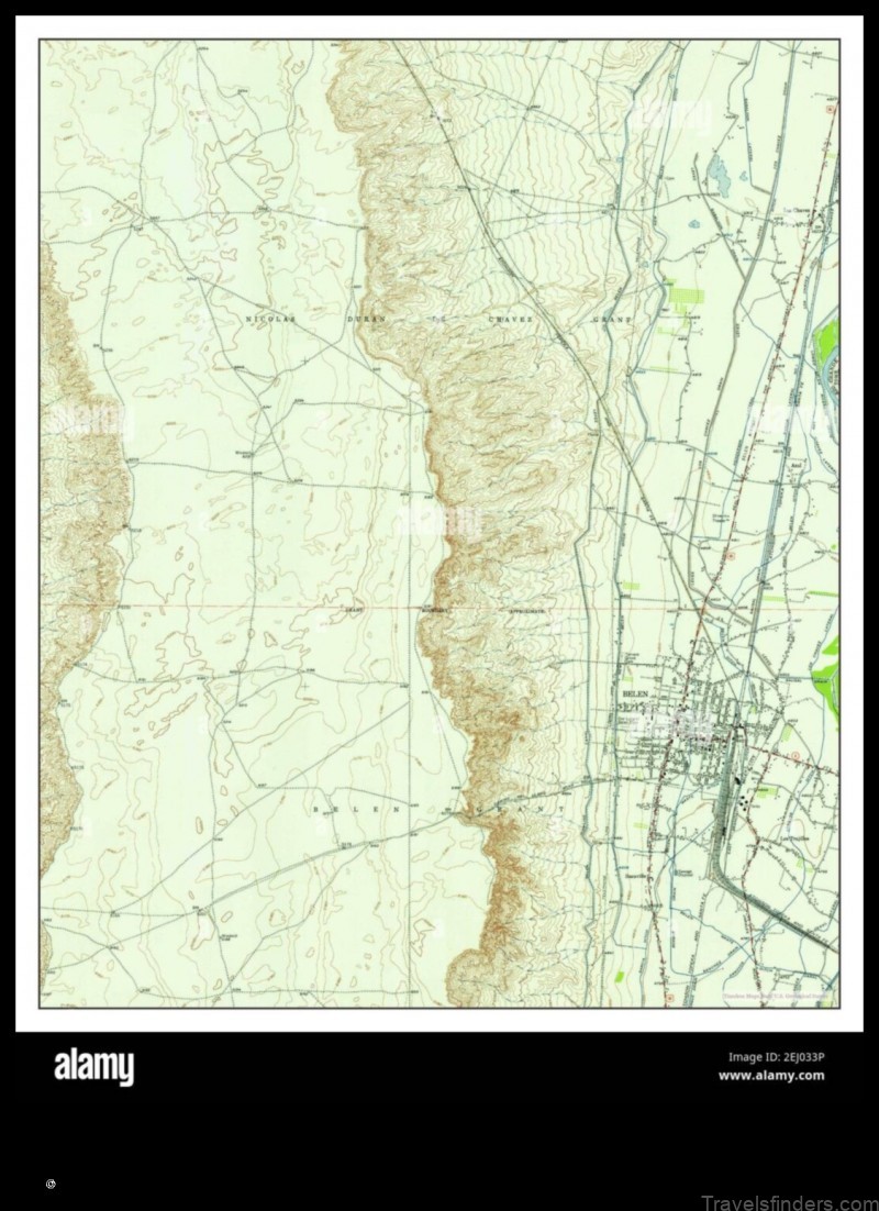 Map of Belen United States
