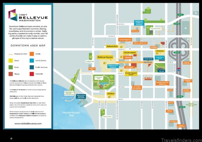 Map of Bellevue United States