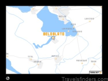 explore the map of belo blato serbia