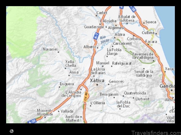 explore the map of beneixida spain with this handy guide