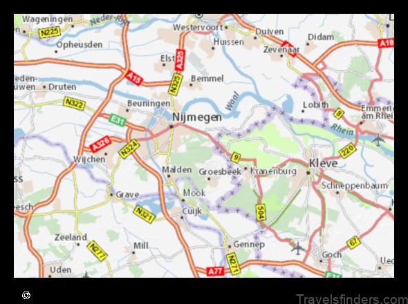 explore the map of berg en dal netherlands