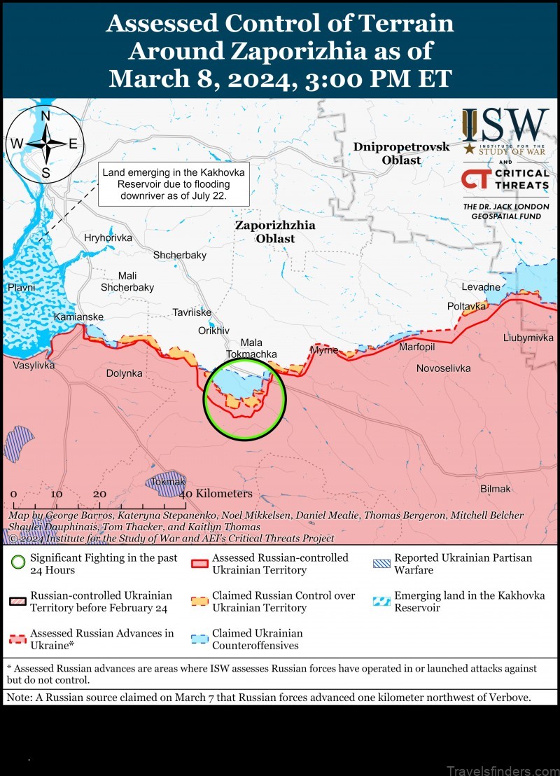 Map of Bilmak Ukraine