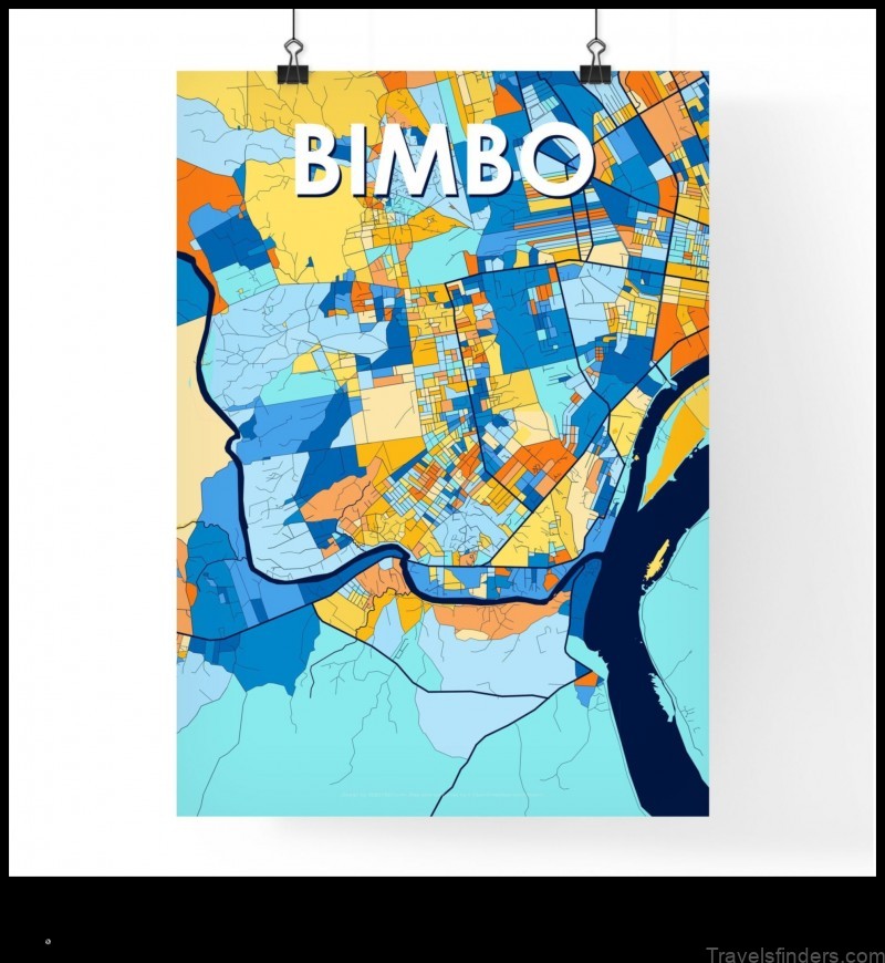 explore the map of bimbo central african republic