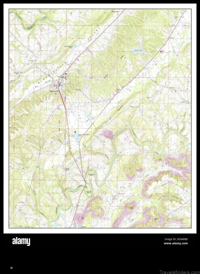 explore the map of blountsville united states