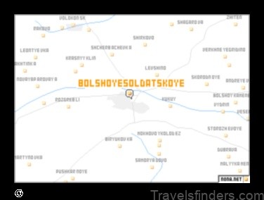 explore the map of bolshoye soldatskoye russian federation