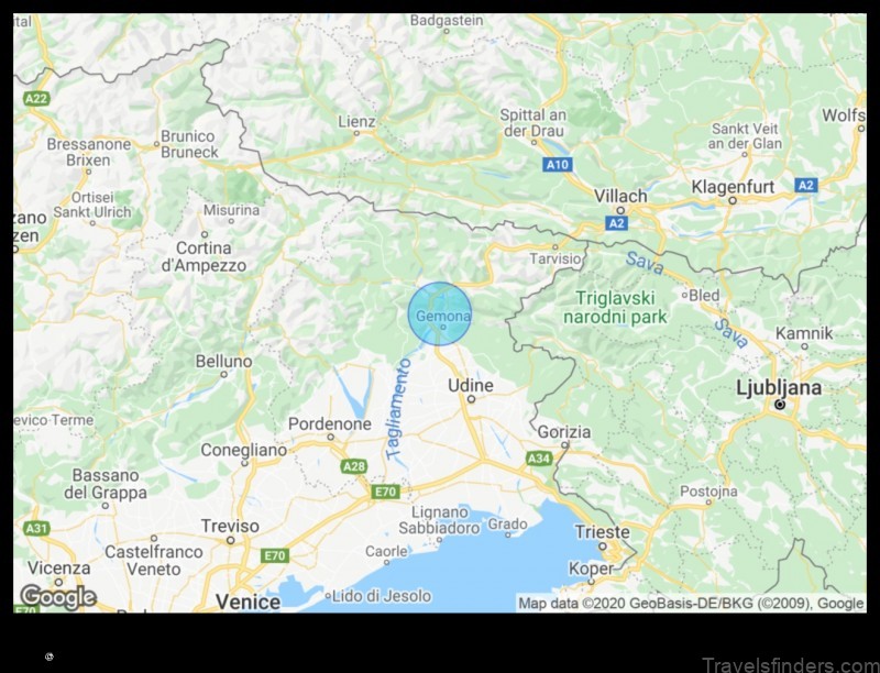 Map of Bordano Italy