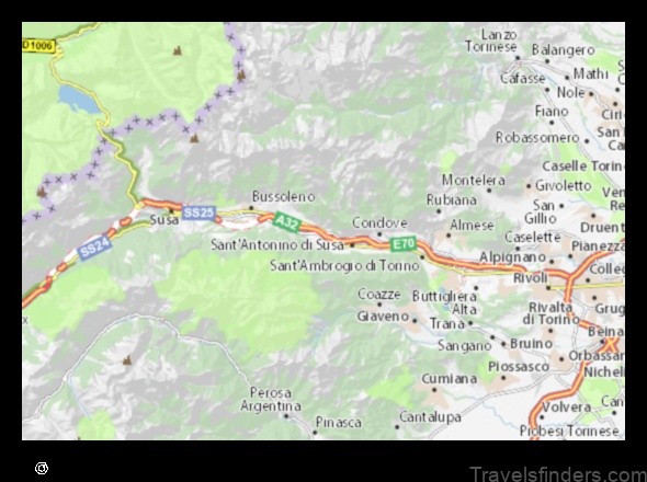 explore the map of borgone susa italy with this handy guide