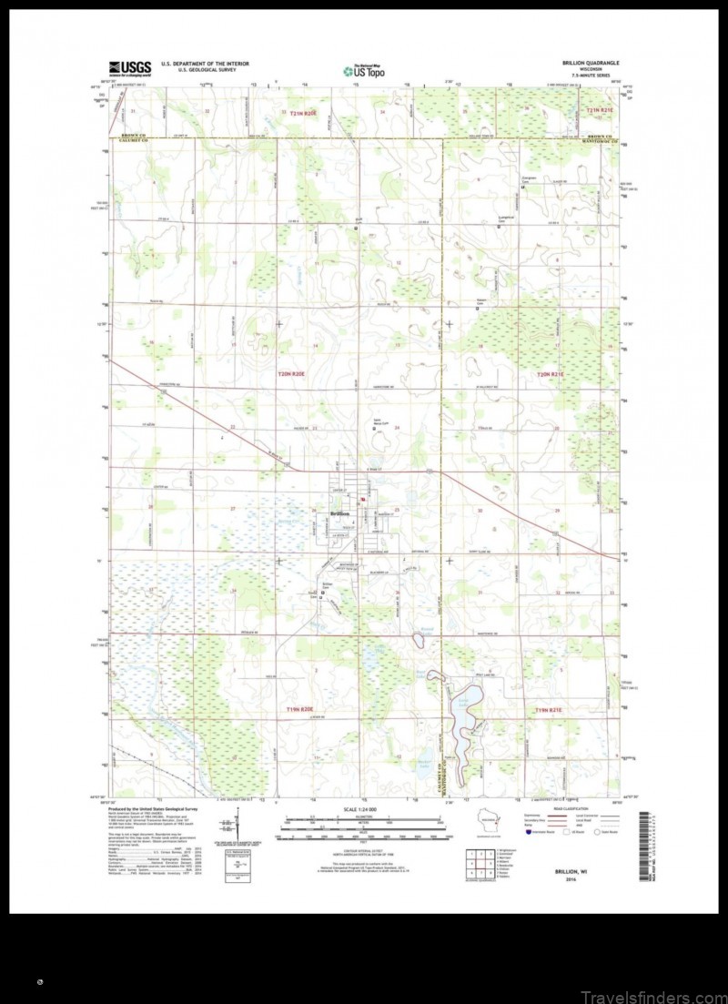 Map of Brillion United States
