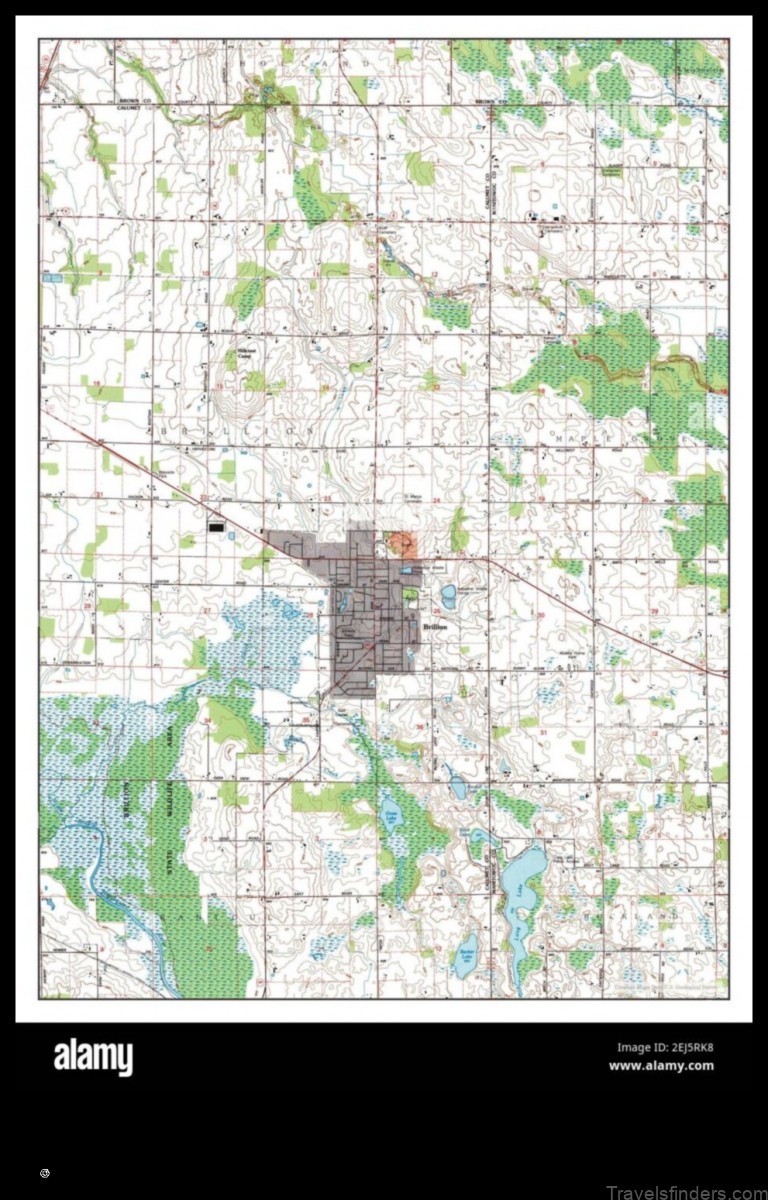 Map of Brillion United States