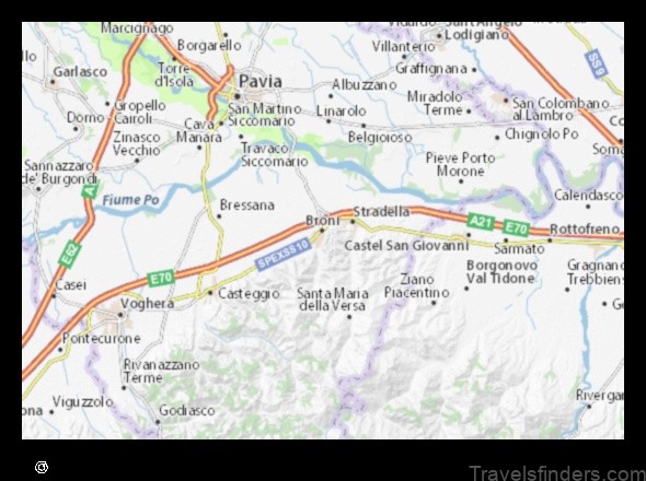 Map of Broni Italy