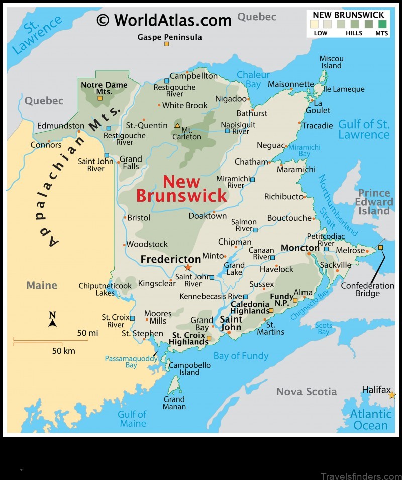 explore the map of brunswick united states